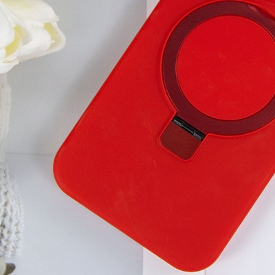 Чохол Silicone Case Full Protective NO LOGO with Ring для Apple iPhone 13 / 14 (6.1") Red Чохол Silicone Case Full Protective NO LOGO with Ring для Apple iPhone 13 / 14 (6.1") Red
