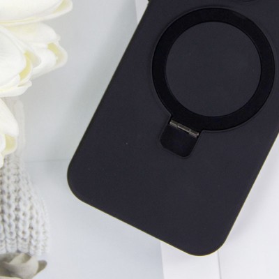 Чохол Silicone Case Full Protective NO LOGO with Ring для Apple iPhone 15 (6.1") Black Чохол Silicone Case Full Protective NO LOGO with Ring для Apple iPhone 15 (6.1") Black