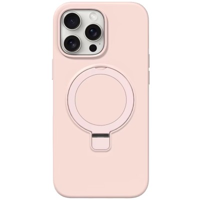 Чохол Silicone Case Full Protective NO LOGO with Ring для Apple iPhone 15 Pro Max (6.7") Pink Чохол Silicone Case Full Protective NO LOGO with Ring для Apple iPhone 15 Pro Max (6.7") Pink