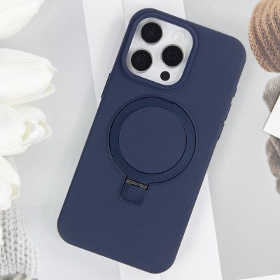 Чохол Silicone Case Full Protective NO LOGO with Ring для Apple iPhone 16 Pro (6.3") Dark Blue Чохол Silicone Case Full Protective NO LOGO with Ring для Apple iPhone 16 Pro (6.3") Dark Blue