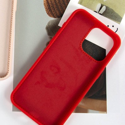 Чохол Silicone Case Full Protective NO LOGO with Ring для Apple iPhone 16 Pro Max (6.9") Red Чохол Silicone Case Full Protective NO LOGO with Ring для Apple iPhone 16 Pro Max (6.9") Red