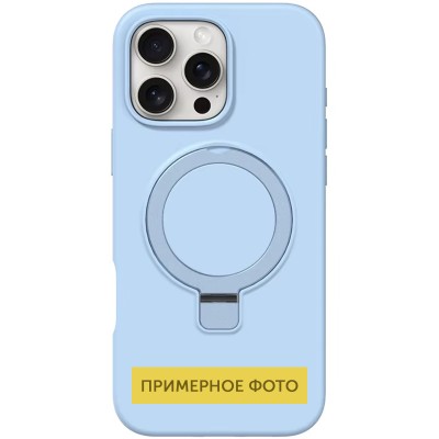 Чохол Silicone Case Full Protective NO LOGO with Ring для Apple iPhone 16e (6.1") Blue Чохол Silicone Case Full Protective NO LOGO with Ring для Apple iPhone 16e (6.1") Blue