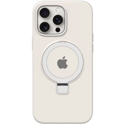 Чохол Silicone Case Full Protective with Ring для Apple iPhone 12 Pro / 12 (6.1") White