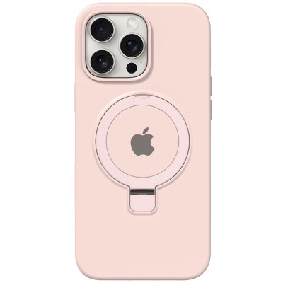Чохол Silicone Case Full Protective with Ring для Apple iPhone 14 Pro Max (6.7") Pink