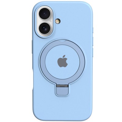 Чохол Silicone Case Full Protective with Ring для Apple iPhone 16 (6.1") Blue Чохол Silicone Case Full Protective with Ring для Apple iPhone 16 (6.1") Blue