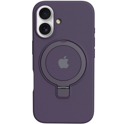 Чохол Silicone Case Full Protective with Ring для Apple iPhone 16 (6.1") Purple Чохол Silicone Case Full Protective with Ring для Apple iPhone 16 (6.1") Purple