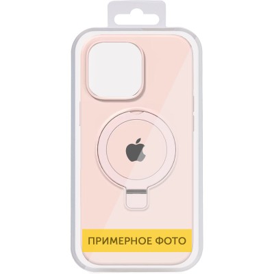 Чохол Silicone Case Full Protective with Ring для Apple iPhone 16e (6.1") Pink