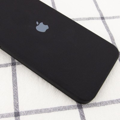 Чохол Silicone Case Square Full Camera Protective (AA) для Apple iPhone 11 (6.1") Чорний / Black Чохол Silicone Case Square Full Camera Protective (AA) для Apple iPhone 11 (6.1") Чорний / Black