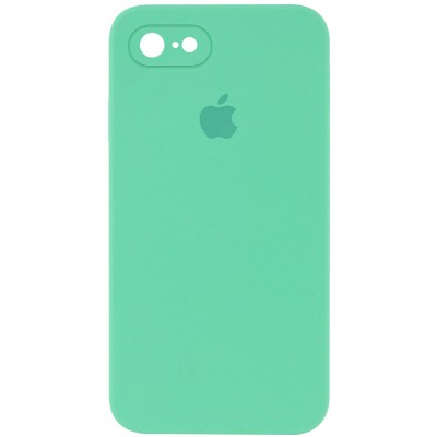 Чохол Silicone Case Square Full Camera Protective (AA) для Apple iPhone 6/6s (4.7") Зелений / Spearmint Чохол Silicone Case Square Full Camera Protective (AA) для Apple iPhone 6/6s (4.7") Зелений / Spearmint