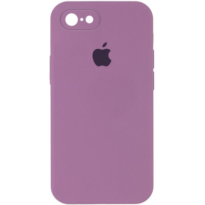 Чохол Silicone Case Square Full Camera Protective (AA) для Apple iPhone 6/6s (4.7") Ліловий / Lilac Pride Чохол Silicone Case Square Full Camera Protective (AA) для Apple iPhone 6/6s (4.7") Ліловий / Lilac Pride