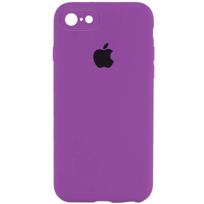 Чохол Silicone Case Square Full Camera Protective (AA) для Apple iPhone 6/6s (4.7") Фіолетовий / Grape Чохол Silicone Case Square Full Camera Protective (AA) для Apple iPhone 6/6s (4.7") Фіолетовий / Grape
