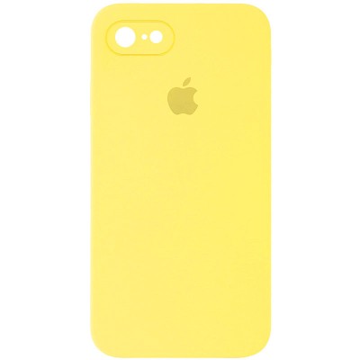 Чохол Silicone Case Square Full Camera Protective (AA) для Apple iPhone 7 / 8 / SE (2020) (4.7") Жовтий / Yellow Чохол Silicone Case Square Full Camera Protective (AA) для Apple iPhone 7 / 8 / SE (2020) (4.7") Жовтий / Yellow