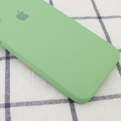 Чохол Silicone Case Square Full Camera Protective (AA) для Apple iPhone 7 / 8 / SE (2020) (4.7") М'ятний / Mint Чохол Silicone Case Square Full Camera Protective (AA) для Apple iPhone 7 / 8 / SE (2020) (4.7") М'ятний / Mint