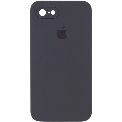 Чохол Silicone Case Square Full Camera Protective (AA) для Apple iPhone 7 / 8 / SE (2020) (4.7") Сірий / Dark Gray Чохол Silicone Case Square Full Camera Protective (AA) для Apple iPhone 7 / 8 / SE (2020) (4.7") Сірий / Dark Gray