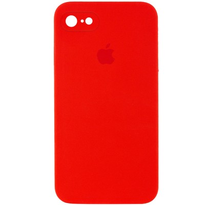 Чохол Silicone Case Square Full Camera Protective (AA) для Apple iPhone 7 / 8 / SE (2020) (4.7") Червоний / Red Чохол Silicone Case Square Full Camera Protective (AA) для Apple iPhone 7 / 8 / SE (2020) (4.7") Червоний / Red