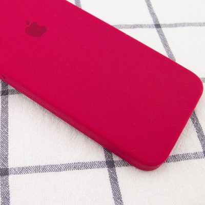 Чохол Silicone Case Square Full Camera Protective (AA) для Apple iPhone 7 / 8 / SE (2020) (4.7") Червоний / Rose Red Чохол Silicone Case Square Full Camera Protective (AA) для Apple iPhone 7 / 8 / SE (2020) (4.7") Червоний / Rose Red