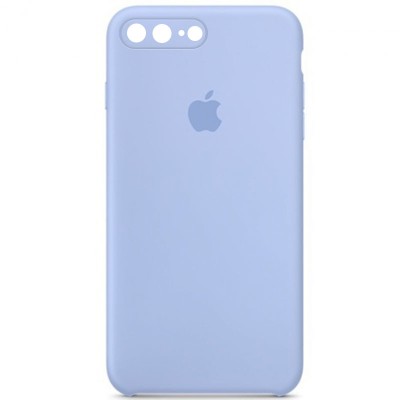 Чохол Silicone Case Square Full Camera Protective (AA) для Apple iPhone 7 plus / 8 plus (5.5") Блакитний / Lilac Blue Чохол Silicone Case Square Full Camera Protective (AA) для Apple iPhone 7 plus / 8 plus (5.5") Блакитний / Lilac Blue