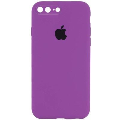 Чохол Silicone Case Square Full Camera Protective (AA) для Apple iPhone 7 plus / 8 plus (5.5") Фіолетовий / Grape Чохол Silicone Case Square Full Camera Protective (AA) для Apple iPhone 7 plus / 8 plus (5.5") Фіолетовий / Grape
