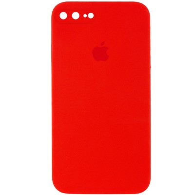 Чохол Silicone Case Square Full Camera Protective (AA) для Apple iPhone 7 plus / 8 plus (5.5") Червоний / Red Чохол Silicone Case Square Full Camera Protective (AA) для Apple iPhone 7 plus / 8 plus (5.5") Червоний / Red