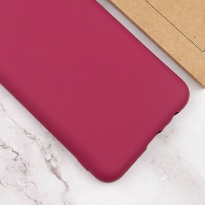 Чохол Silicone Cover Lakshmi (A) для TECNO POP 5 Бордовий / Marsala