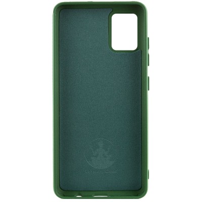 Чохол Silicone Cover Lakshmi (AA) для Samsung Galaxy A71 Зелений / Dark green