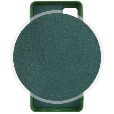 Чохол Silicone Cover Lakshmi (AA) для Samsung Galaxy A71 Зелений / Dark green