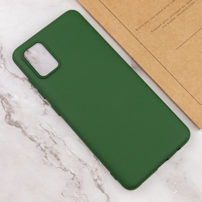 Чохол Silicone Cover Lakshmi (AA) для Samsung Galaxy A71 Зелений / Dark green