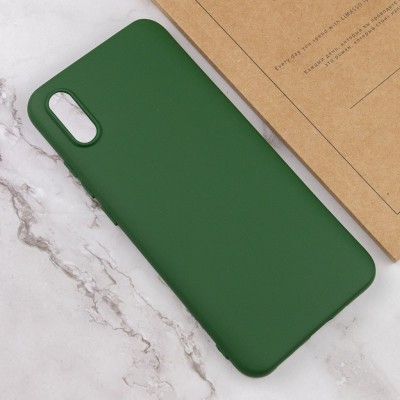 Чохол Silicone Cover Lakshmi (AA) для Xiaomi Redmi 9A Зелений / Dark green Чохол Silicone Cover Lakshmi (AA) для Xiaomi Redmi 9A Зелений / Dark green