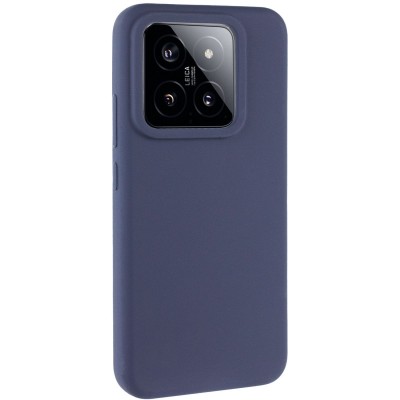 Чохол Silicone Cover Lakshmi (AAA) для Xiaomi 14 Темно-синій / Midnight blue Чохол Silicone Cover Lakshmi (AAA) для Xiaomi 14 Темно-синій / Midnight blue