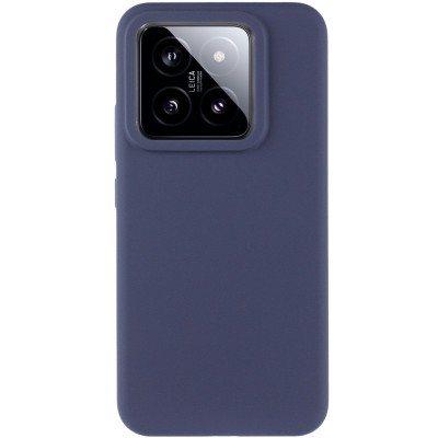 Чохол Silicone Cover Lakshmi (AAA) для Xiaomi 14 Темно-синій / Midnight blue Чохол Silicone Cover Lakshmi (AAA) для Xiaomi 14 Темно-синій / Midnight blue