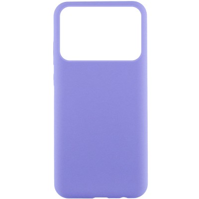 Чохол Silicone Cover Lakshmi (AAA) для Xiaomi Poco X6 Pro Бузковий / Dasheen Чохол Silicone Cover Lakshmi (AAA) для Xiaomi Poco X6 Pro Бузковий / Dasheen