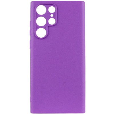 Чохол Silicone Cover Lakshmi Full Camera (A) для Samsung Galaxy S24 Ultra Фіолетовий / Purple
