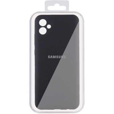 Чохол Silicone Cover Lakshmi Full Camera (AA) with logo для Samsung Galaxy A05 Чорний / Black Чохол Silicone Cover Lakshmi Full Camera (AA) with logo для Samsung Galaxy A05 Чорний / Black