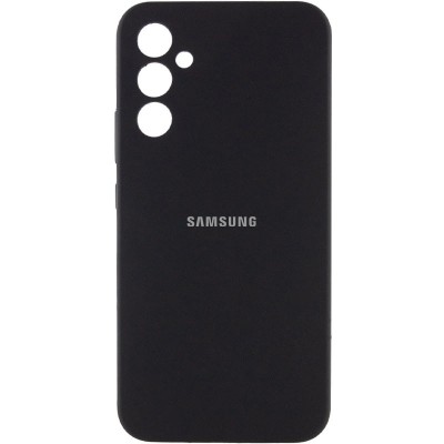 Чохол Silicone Cover Lakshmi Full Camera (AA) with logo для Samsung Galaxy A55 Чорний / Black Чохол Silicone Cover Lakshmi Full Camera (AA) with logo для Samsung Galaxy A55 Чорний / Black