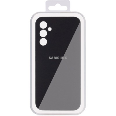 Чохол Silicone Cover Lakshmi Full Camera (AA) with logo для Samsung Galaxy A55 Чорний / Black Чохол Silicone Cover Lakshmi Full Camera (AA) with logo для Samsung Galaxy A55 Чорний / Black