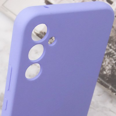 Чохол Silicone Cover Lakshmi Full Camera (AA) with logo для Samsung Galaxy A56 5G Бузковий / Dasheen