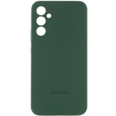 Чохол Silicone Cover Lakshmi Full Camera (AA) with logo для Samsung Galaxy A56 5G Зелений / Dark green Чохол Silicone Cover Lakshmi Full Camera (AA) with logo для Samsung Galaxy A56 5G Зелений / Dark green