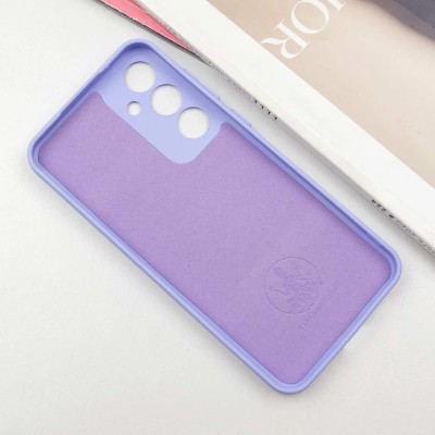 Чохол Silicone Cover Lakshmi Full Camera (AA) with logo для Samsung Galaxy S25 Бузковий / Dasheen Чохол Silicone Cover Lakshmi Full Camera (AA) with logo для Samsung Galaxy S25 Бузковий / Dasheen