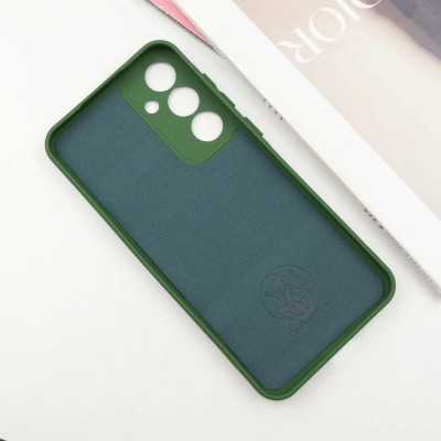 Чохол Silicone Cover Lakshmi Full Camera (AA) with logo для Samsung Galaxy S25 Зелений / Dark green Чохол Silicone Cover Lakshmi Full Camera (AA) with logo для Samsung Galaxy S25 Зелений / Dark green