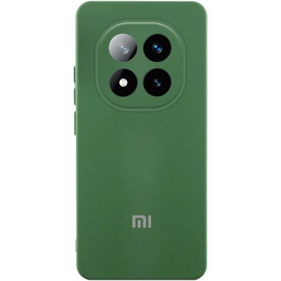 Чохол Silicone Cover Lakshmi Full Camera (AA) with logo для Xiaomi Poco X7 Зелений / Dark green Чохол Silicone Cover Lakshmi Full Camera (AA) with logo для Xiaomi Poco X7 Зелений / Dark green