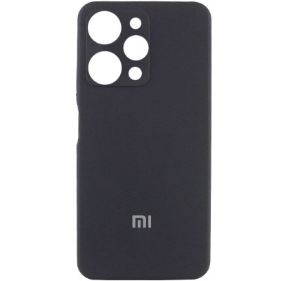 Чохол Silicone Cover Lakshmi Full Camera (AA) with logo для Xiaomi Redmi 12 Чорний / Black Чохол Silicone Cover Lakshmi Full Camera (AA) with logo для Xiaomi Redmi 12 Чорний / Black