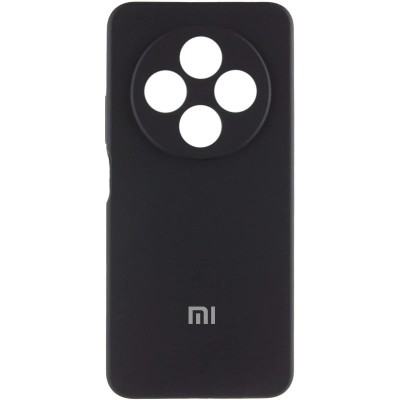 Чохол Silicone Cover Lakshmi Full Camera (AA) with logo для Xiaomi Redmi 14C / Poco C75 Чорний / Black