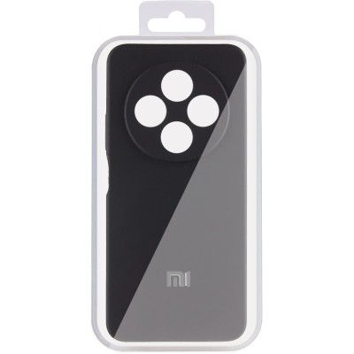 Чохол Silicone Cover Lakshmi Full Camera (AA) with logo для Xiaomi Redmi 14C / Poco C75 Чорний / Black