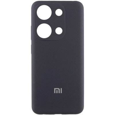 Чохол Silicone Cover Lakshmi Full Camera (AA) with logo для Xiaomi Redmi Note 13 4G Чорний / Black Чохол Silicone Cover Lakshmi Full Camera (AA) with logo для Xiaomi Redmi Note 13 4G Чорний / Black