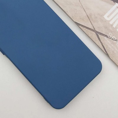Чохол Silicone Cover Lakshmi Full Camera (AA) with MagFit для Motorola Moto G75 5G Синій / Navy blue Чохол Silicone Cover Lakshmi Full Camera (AA) with MagFit для Motorola Moto G75 5G Синій / Navy blue