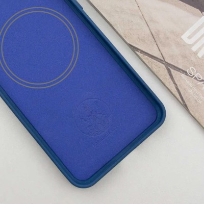 Чохол Silicone Cover Lakshmi Full Camera (AA) with MagFit для Motorola Moto G75 5G Синій / Navy blue Чохол Silicone Cover Lakshmi Full Camera (AA) with MagFit для Motorola Moto G75 5G Синій / Navy blue