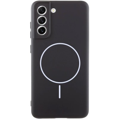 Чохол Silicone Cover Lakshmi Full Camera (AA) with MagFit для Samsung Galaxy S21 FE Чорний / Black Чохол Silicone Cover Lakshmi Full Camera (AA) with MagFit для Samsung Galaxy S21 FE Чорний / Black
