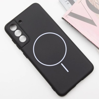 Чохол Silicone Cover Lakshmi Full Camera (AA) with MagFit для Samsung Galaxy S21 FE Чорний / Black Чохол Silicone Cover Lakshmi Full Camera (AA) with MagFit для Samsung Galaxy S21 FE Чорний / Black