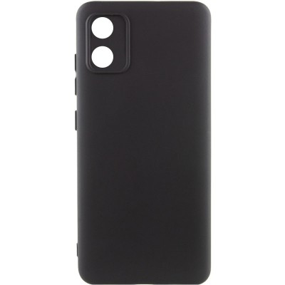 Чохол Silicone Cover Lakshmi Full Camera (AA) для Motorola Moto E13 Чорний / Black Чохол Silicone Cover Lakshmi Full Camera (AA) для Motorola Moto E13 Чорний / Black