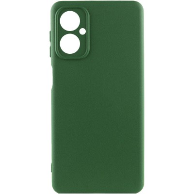 Чохол Silicone Cover Lakshmi Full Camera (AA) для Motorola Moto G55 5G Зелений / Dark green
